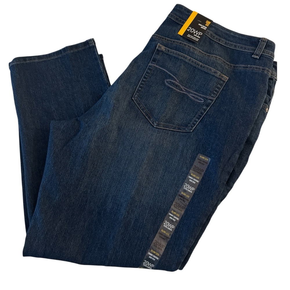 Style & Co. High Rise Slim Leg Tummy Control Jeans 20WP